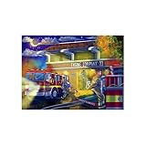 Firehouse Cardboard Jigsaw Puzzle (30 pieces) ~ Melissa & Doug