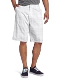 Burnside Mens Entrails Printed Plaid Chino Short