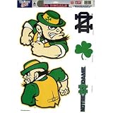 Notre Dame Fighting Irish Official Logo 11x17 Ultra Decal Window Cling