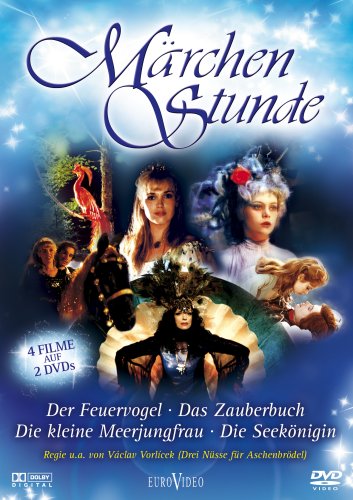Euro Video M&auml;rchenstunde - Der Feuervogel, Das Zauberbuch, Die Seek&ouml;nigin, Die kleine Meerjungfrau (2 DVDs)
