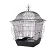 Cockatiel Scrollwork Cage Black(Medium)
