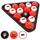 Officially Licensed Oklahoma State Cowboys NCAA Billiard Ball Set