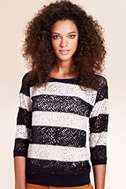 Limited Collection Colour Block Sweat Top with Linen
