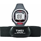 Timex Easy Trainer Heart Rate MonitoR with Resin Strap Watch