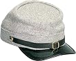Grey Confederate Army Civil War Kepi