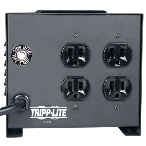 Tripp Lite IS1000 1000W Isolation Transformer 4 outlet 6ft Cord