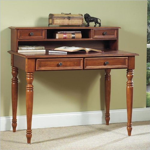 Home Styles 5527-162 Homestead Student Desk and Hutch, Distressed Warm Oak Finish On Sale