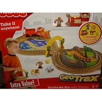 Fisher-Price GeoTrax On-the-Go Zoo with Storage Extra Value Pack