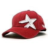 Houston Astros Shimmer Brick Red Stretch Fit Cap