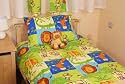 MONKEY BUSINESS COT BED/JUNIOR DUVET SET