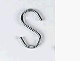 Rogar 9505-6 2.5 Inch Grid or S Hook - Chrome Plated - 6 pack