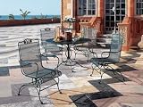 Woodard Briarwood Wrought Iron Patio Dining Set