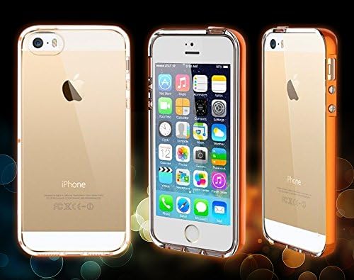 iPhone 6 (4.7) Case, Waloo LED Light up Case Uses Flash from Camera (Orange)