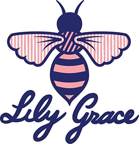 Lily Grace Logo Circle Sticker