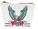 Favore White Print Make-up Pouch (SG_F_55) RS.299.00