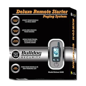 Bulldog Security Deluxe500B Remote Starter with Keyless Entry LCD Remote and Bypass Module