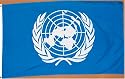 United Nations (UN) Flag - 3 foot by 5 foot Polyester (NEW)