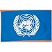 United Nations (UN) Flag - 3 foot by 5 foot Polyester (NEW)