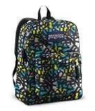 JanSport Classics Series Superbreak Backpack (Blinded Blue/Alien Green Jumble Jan)