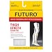 Futuro Anti-Embolism Stockings, Medium Regular, White, Thigh Length, Closed Toe, 1 Pair