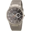 Skagen Men's Carbon Fiber Dial Titanium Watch Grey 809XLTTM