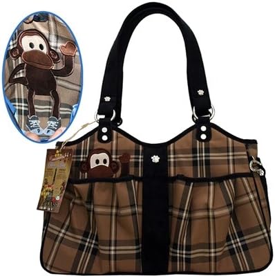 Bon Ami (Good Friend) - Structured Airline Approved Pet Carrier (Monkey with tennis shoes)