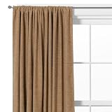 Review   / Global Home Chenille Basket Weave Window Panel - 84x54