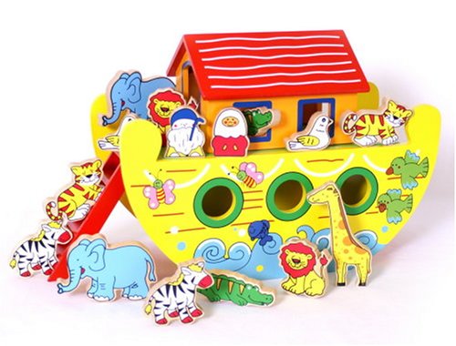Childrens Toyshop  Toys : Wooden Noah´s Arks, big