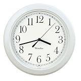 Westclox 8  Wall Clock, White