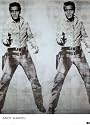 Elvis Black & White Art Giant Poster Print by Andy Warhol, 40x55