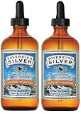 Sovereign Silver (8oz) 10ppm Nano Hydrosol (Liquid) 2 Bottles
