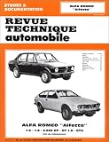 Revue Technique Automobile, CIP 36B : Alfa Rom&eacute;o Alfetta
