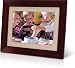 Hewlett Packard 12 Wooden Mahogany Digital Photo Frame DPF1200a