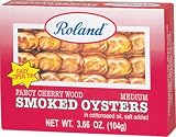 Roland Cherrywood Smoked Oysters, 3.66-Ounce Cans (Pack of 10)