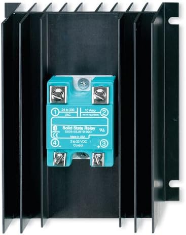 Solid state relay, 40 amps, with 3 to 32 VDC control input
