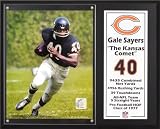 Gale Sayers Sublimated 12x15 Plaque