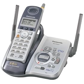 Panasonic KX-TG5451S 5.8 GHz DSS Cordless Phone with Answering System and Talking Caller ID