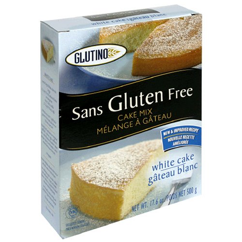 Glutino Vanilla Cake Mix, 17.6-Ounce Packages (Pack of 6)