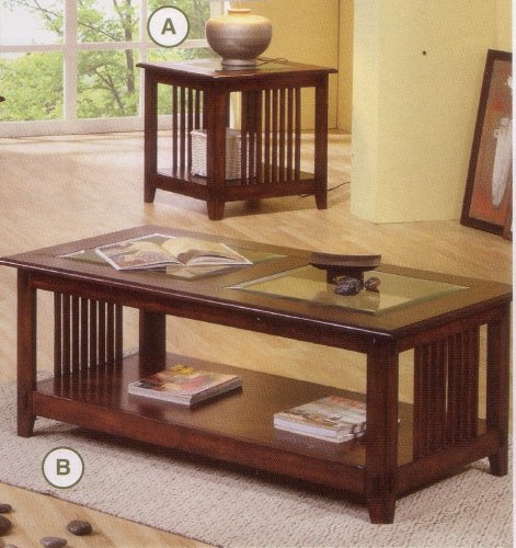 UPDATED MISSION STYLE 3PC TABLE SET