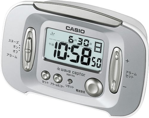 CASIO wave ceptor 電波目覚し時計 DQD-70J-8JF （福島・九州両局対応） カレンダー表示