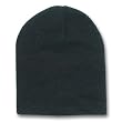 Solid Short Beanie Cap, Black