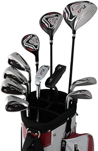 World Eagle F-f-01 Alfa Men's Complete Golf Set with Whitered Bag Right Flex-s 14-piece