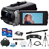Sony HDR-TD10 High Definition 3D Handycam Camcorder with 10x Optical Zoom (Dark Gray) + 32GB Premium Camcorder Accessory Kit