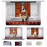 10 PCS Macbook Pro/Air 11 13 15 Inch Skin Decal Sticker - Animals Dog Big Ears S Slippers Loyalty Devotion