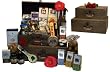 The Orient Express - A Gourmet Gift Basket with of Style and Distinction - Wicker Suitcases Filled with Great Gourmet Food