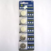 5 of CR2032 Alkailine Button Cell Watch Battery