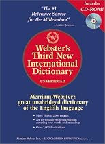 Webster's Third New International Dictionary, Unabridged (Book & CD-ROM)
