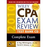 Wiley CPA Exam Review 2010 Test Bank CD - Complete Set ~ Patrick R. Delaney