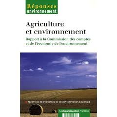 Agriculture et environnement Rapport � la commission des comptes et de l'�conomie de l'environnement