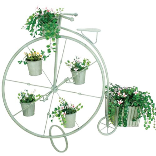 Red Carpet 20095 High Wheel Bike Planter 50 Inch Verdi